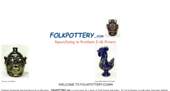 Desktop Screenshot of folkpottery.com